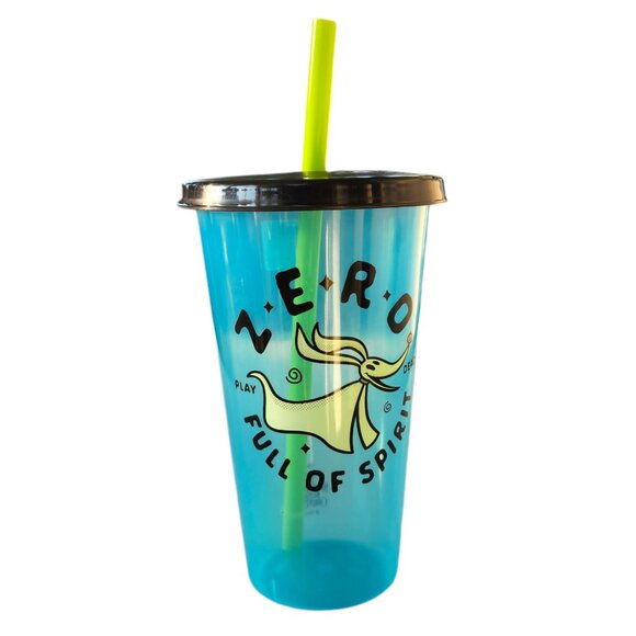 Zak Disney Nightmare Before Christmas Travel Tumbler Cups with straws GITD 25oz - Picture 4 of 6